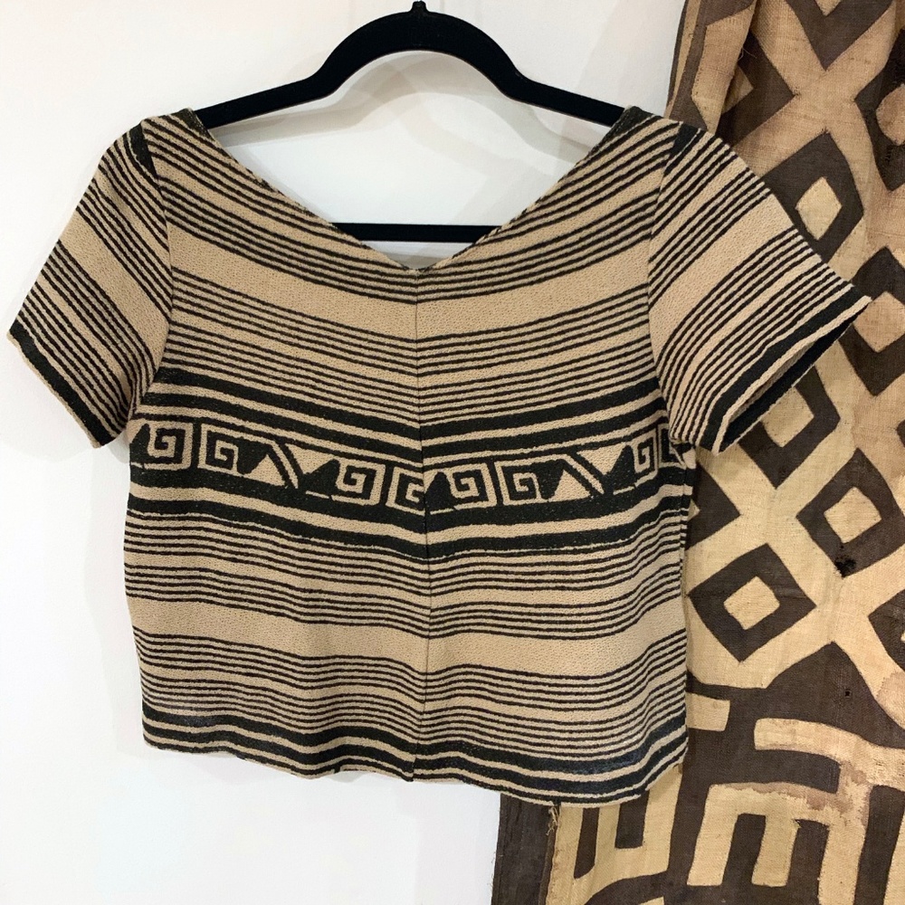 Free People Tribal Print Crop Top - Never Worn